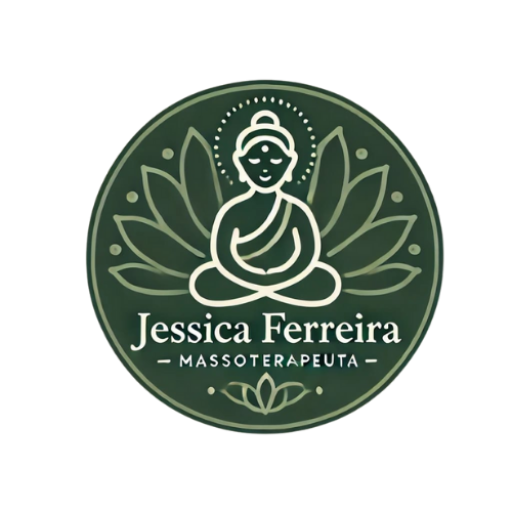 Massoterapeuta Jessica Ferreira Logomarca